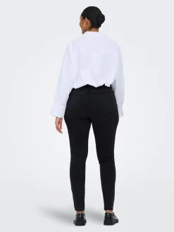 CARALLY Medelhög midja Skinny Fit Jeans