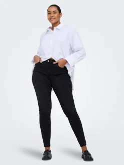 CARALLY Medelhög midja Skinny Fit Jeans