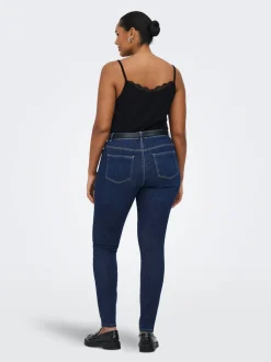CARALLY Medelhög midja Skinny Fit Jeans