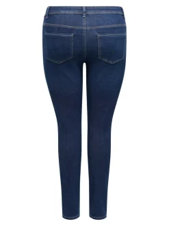 CARALLY Medelhög midja Skinny Fit Jeans