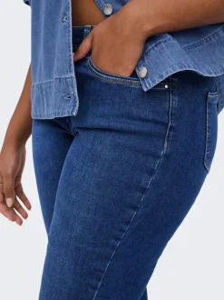 CARALLY Medelhög midja Skinny Fit Jeans