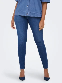 CARALLY Medelhög midja Skinny Fit Jeans