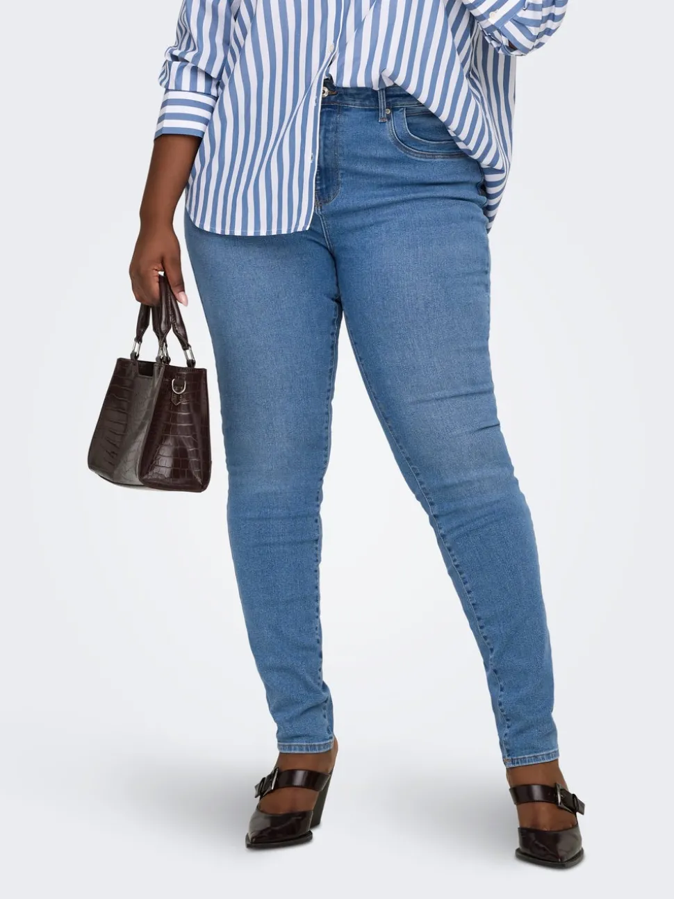 CARANE Medelhög midja Skinny Fit Jeans