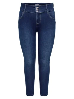 CARANNA Hög midja Skinny Fit Ankellängd Jeans