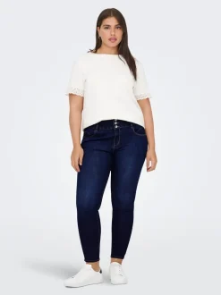 CARANNA Hög midja Skinny Fit Ankellängd Jeans