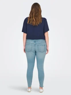 CARANNA Hög midja Skinny Fit Ankellängd Jeans