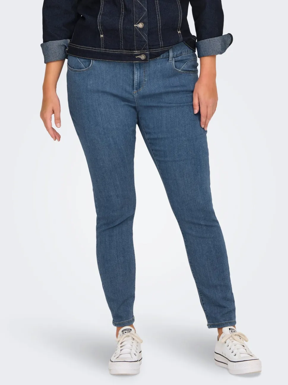CARANNA Medelhög midja Skinny Fit Jeans