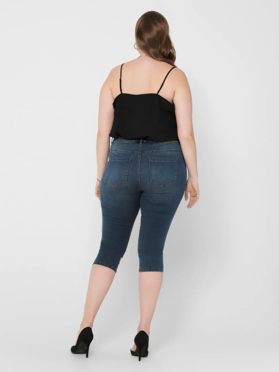 CARAUGUSTA Hög midja Skinny Fit Denimshorts