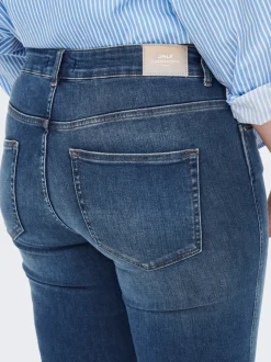 CARBOBBI Skinny Fit Ankellängd Jeans