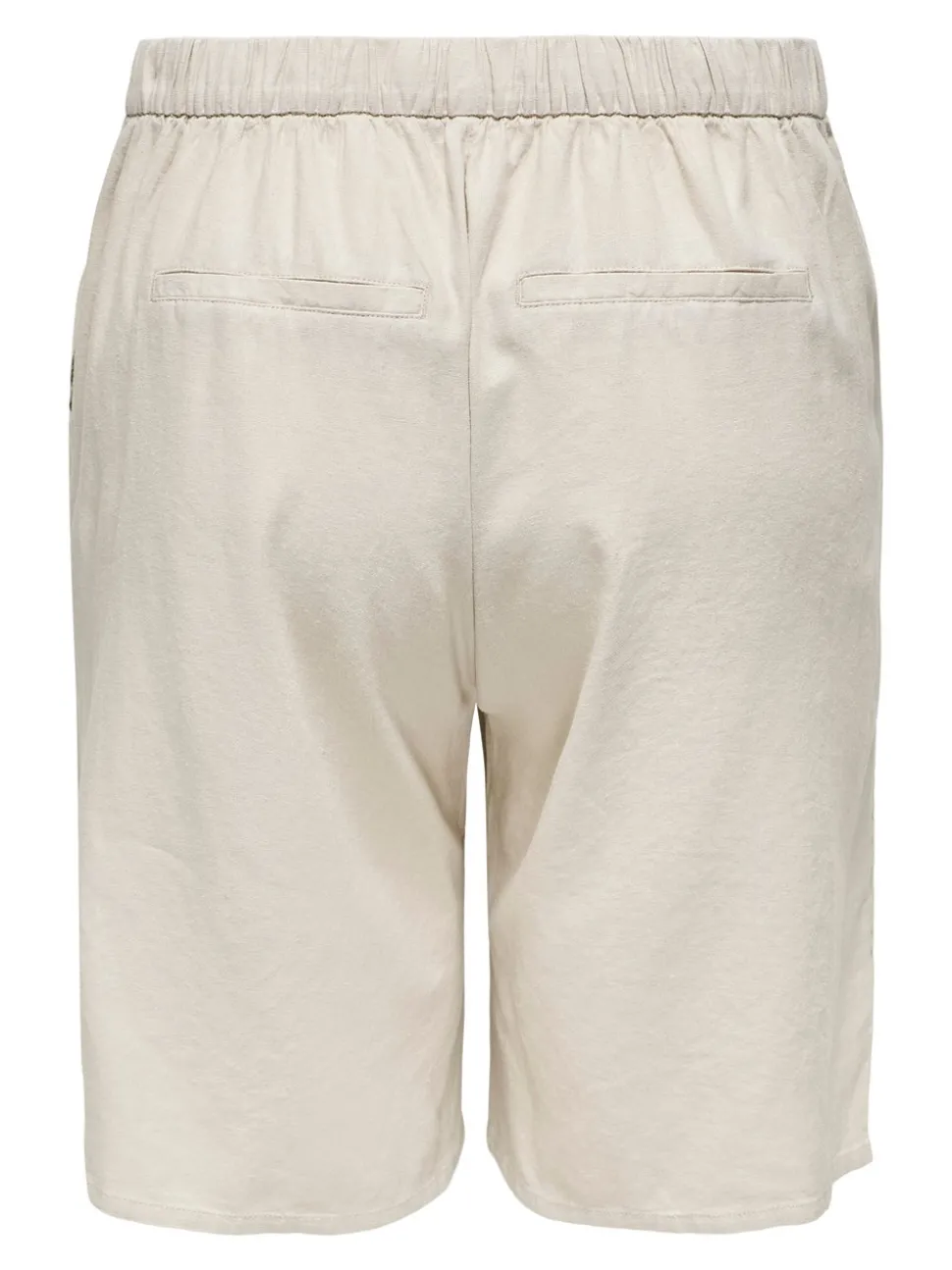 CARCARO Hög midja Normal passform Linne Bermudashorts