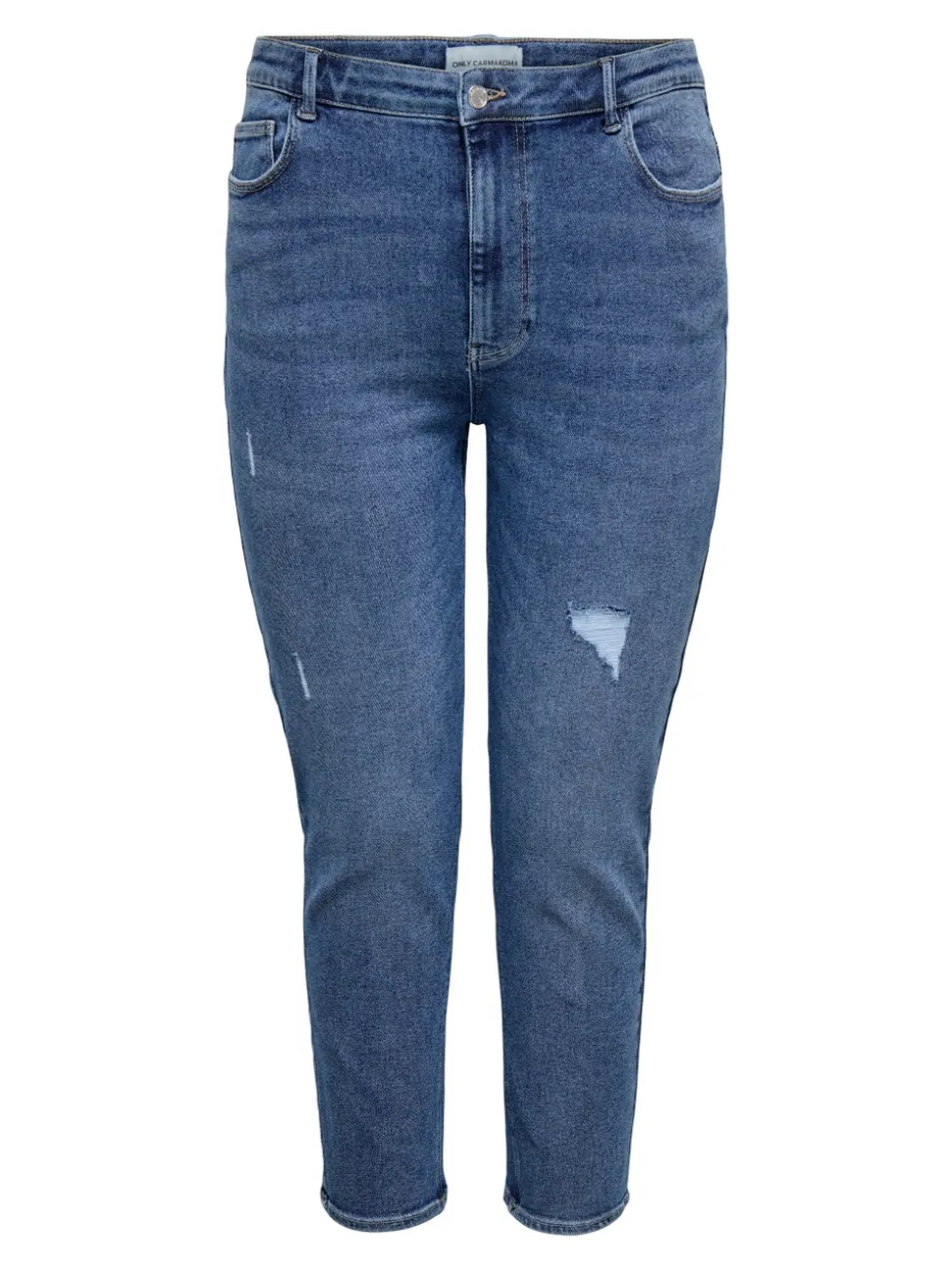 CARCATWALK Hög midja Mom Fit Ankellängd Jeans
