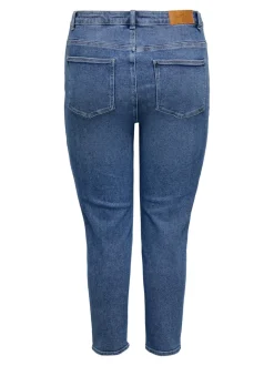 CARCATWALK Hög midja Mom Fit Ankellängd Jeans