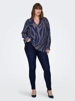 CARCRUZ Hög midja Skinny Fit Ankellängd Jeans