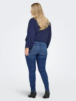 CARCRUZ Hög midja Skinny Fit Ankellängd Jeans