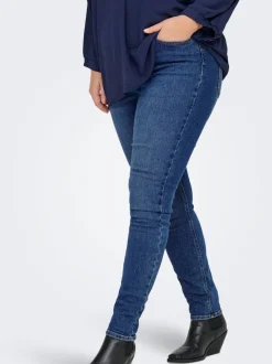 CARCRUZ Hög midja Skinny Fit Ankellängd Jeans