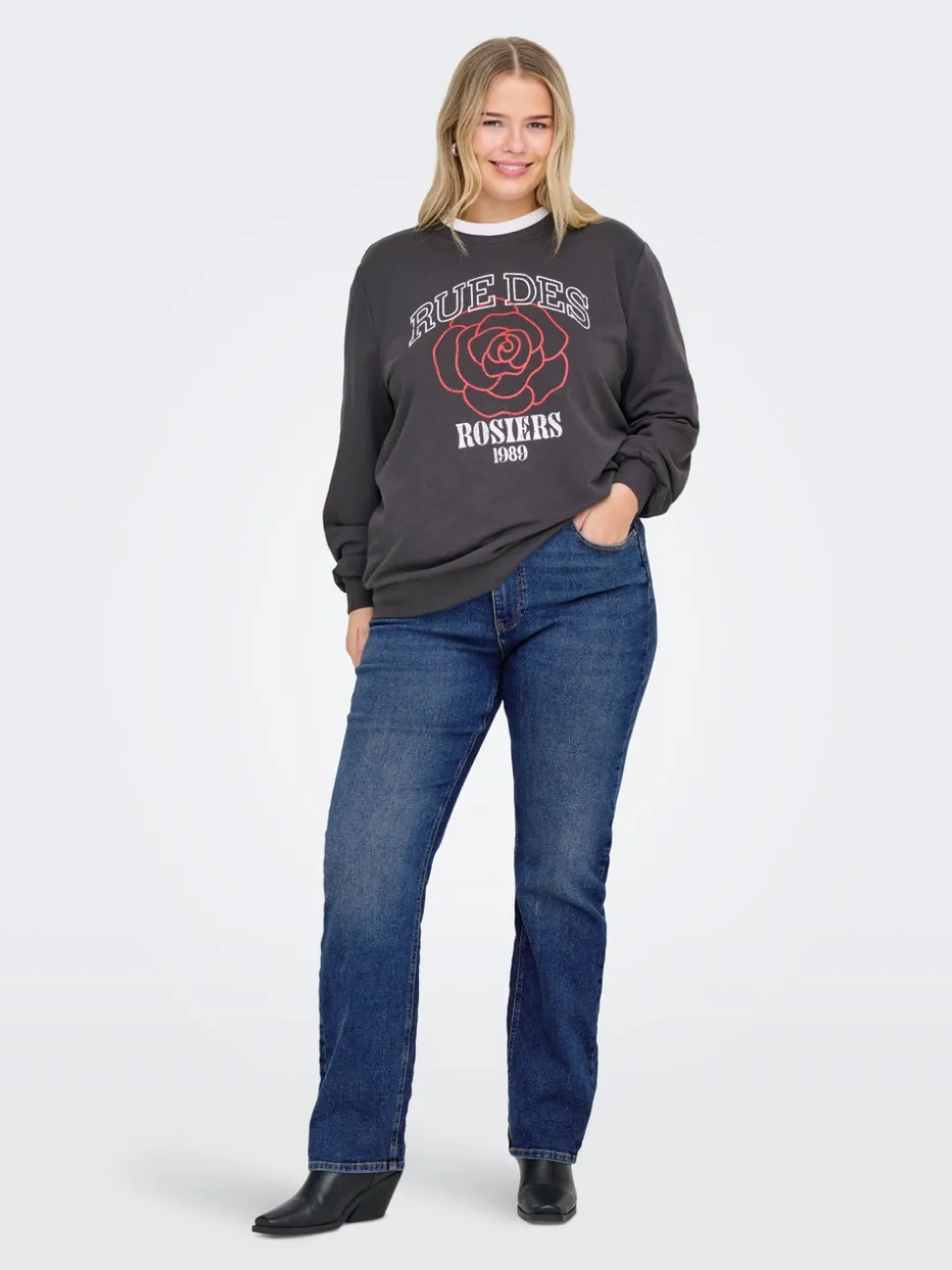 CARCRUZ Hög midja Straight Fit Jeans