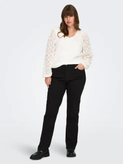 CARCRUZ Hög midja Straight Fit Jeans