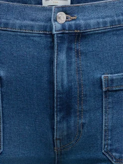 CARCYPRESS Hög midja Utsvängd passform Ankellängd Jeans