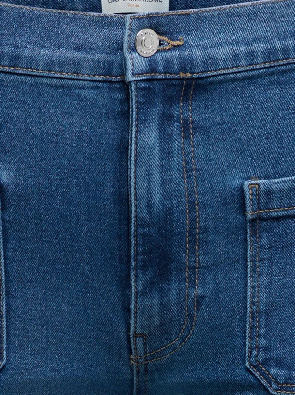 CARCYPRESS Hög midja Utsvängd passform Ankellängd Jeans