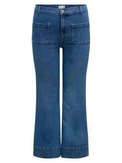 CARCYPRESS Hög midja Utsvängd passform Ankellängd Jeans