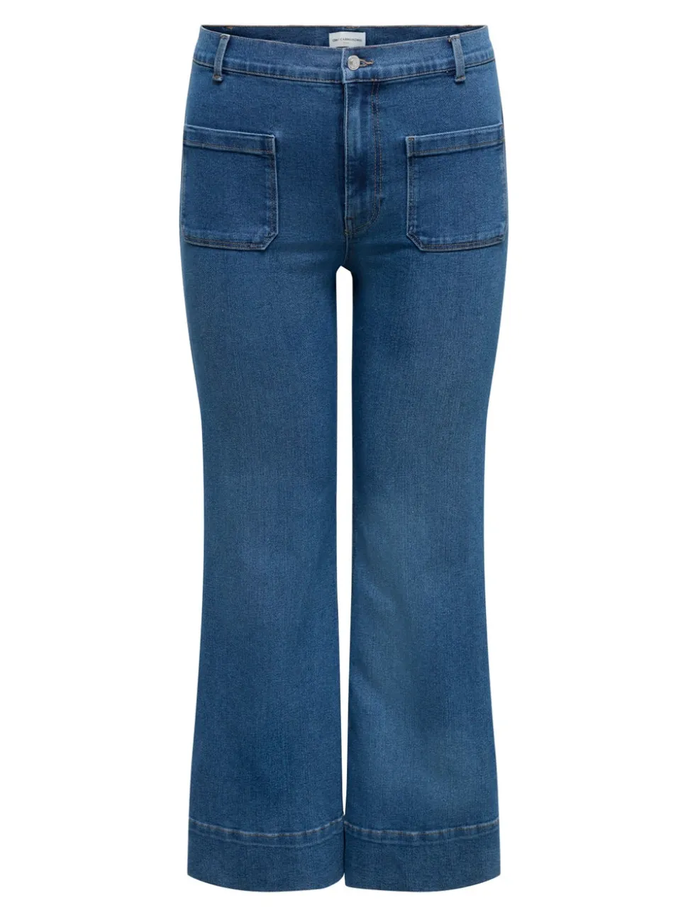 CARCYPRESS Hög midja Utsvängd passform Ankellängd Jeans