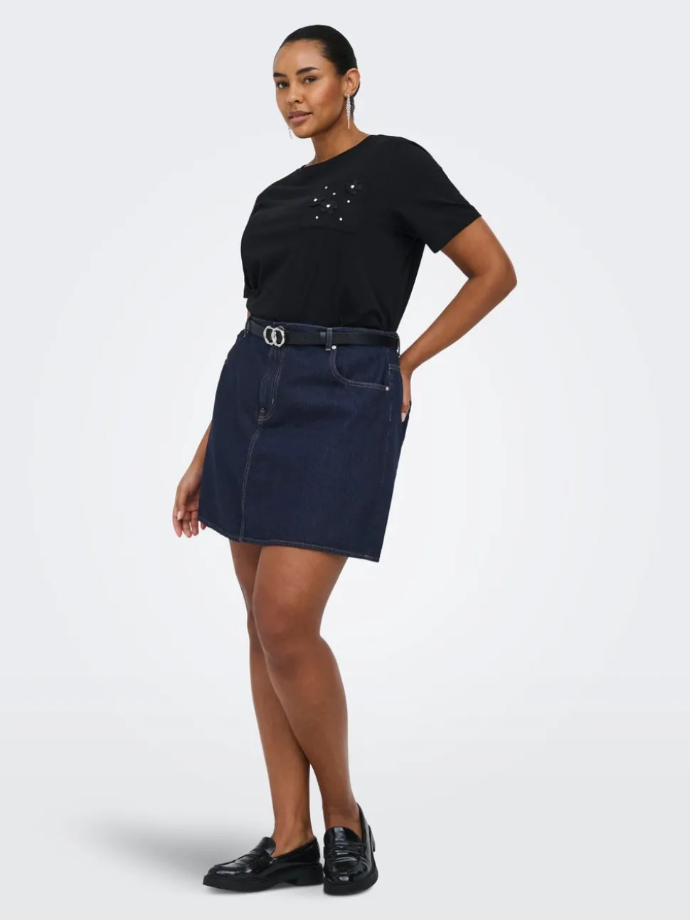 CAREDEN Denim Jeanskjol Kort kjol