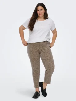 CAREMILY Hög midja Rak passform Ankellängd Jeans