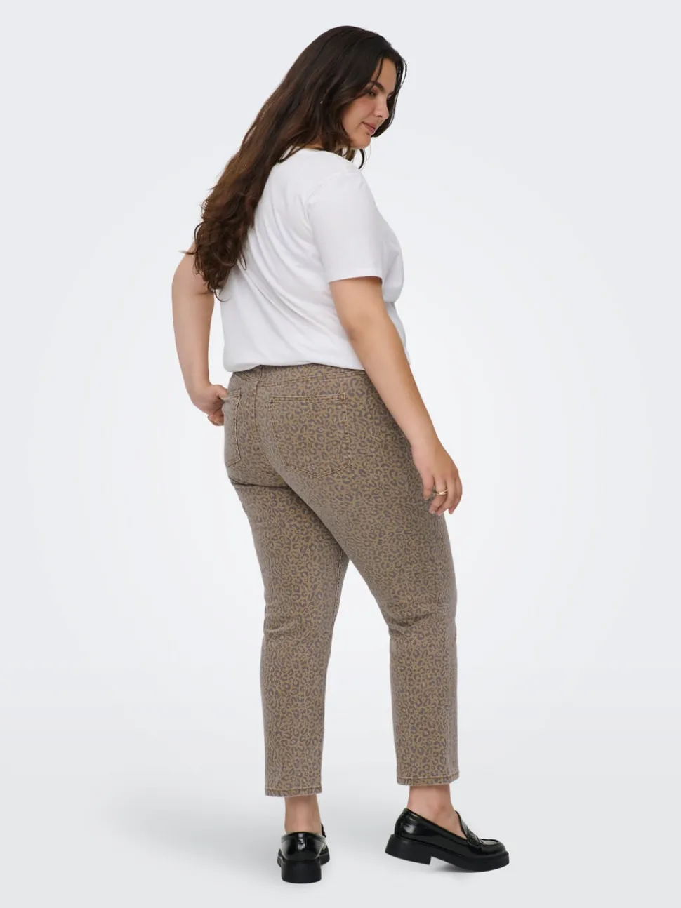 CAREMILY Hög midja Rak passform Ankellängd Jeans