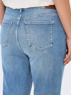 CAREMILY Hög midja Rak passform Jeans