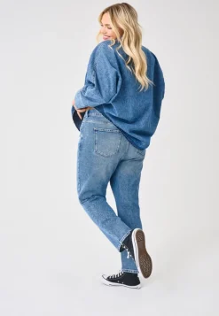 CAREMILY Hög midja Rak passform Jeans