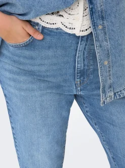 CAREMILY Hög midja Rak passform Jeans