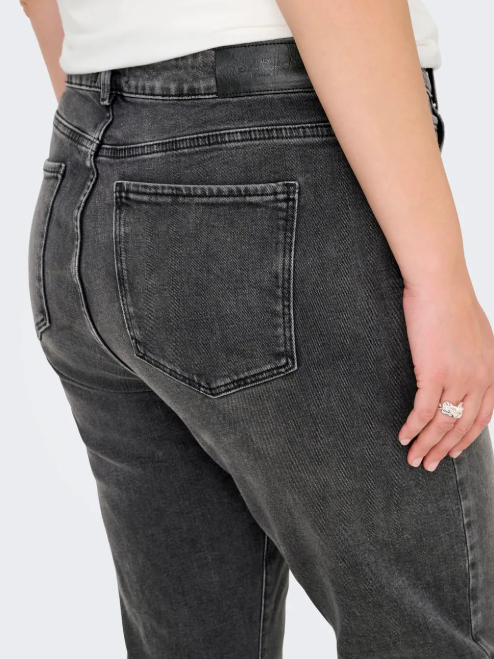 CAREMILY Hög midja Rak passform Jeans