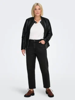 CAREMILY Hög midja Rak passform Ankellängd Jeans