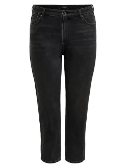 CAREMILY Hög midja Rak passform Ankellängd Jeans