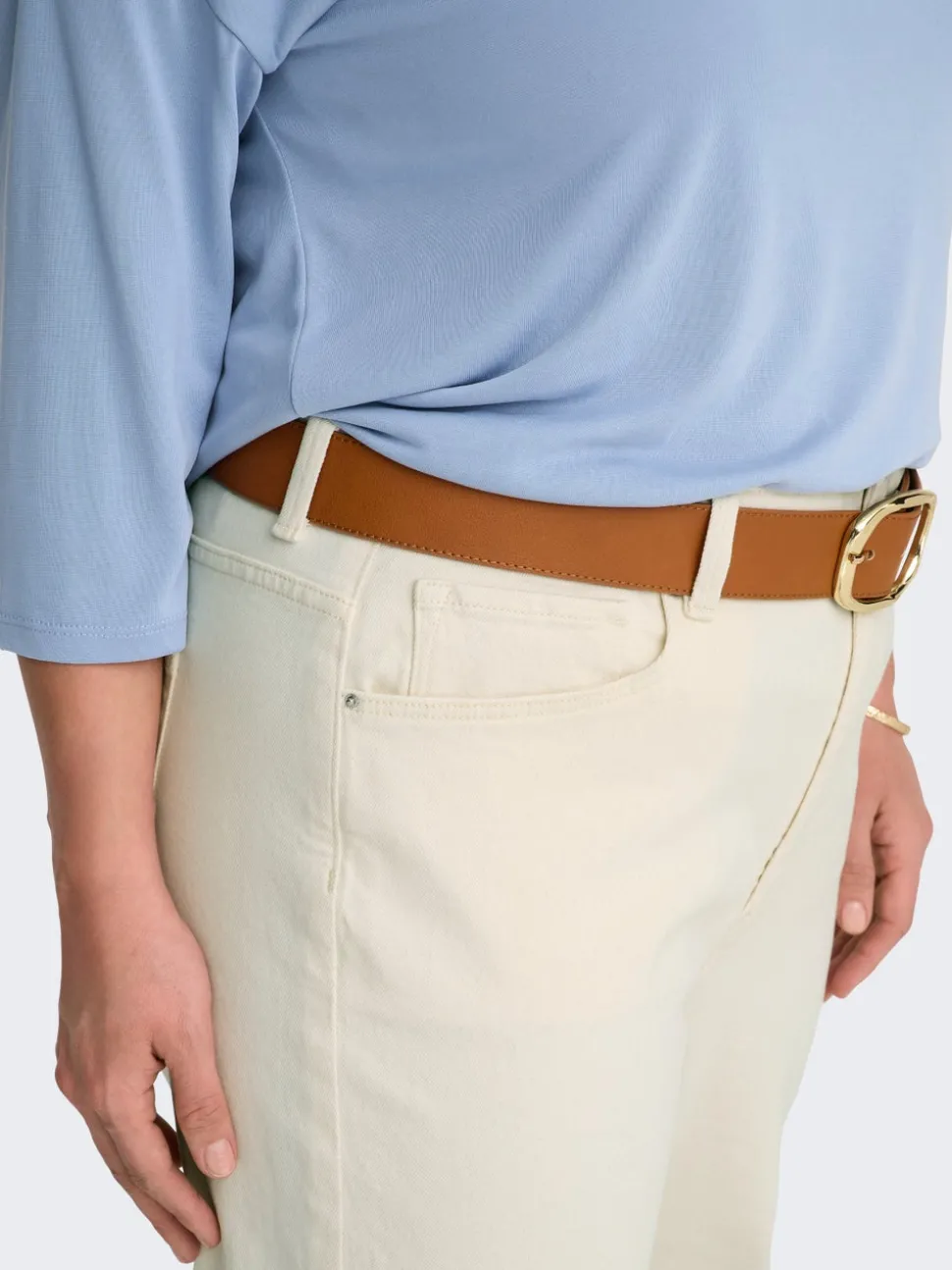 CAREMILY Hög midja Rak passform Jeans