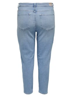 CAREMILYSTRETCH Hög midja Rak passform Ankellängd Jeans