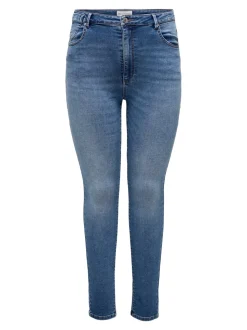 CARFOREVER Hög midja Skinny Fit Jeans