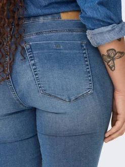 CARFOREVER Hög midja Skinny Fit Jeans