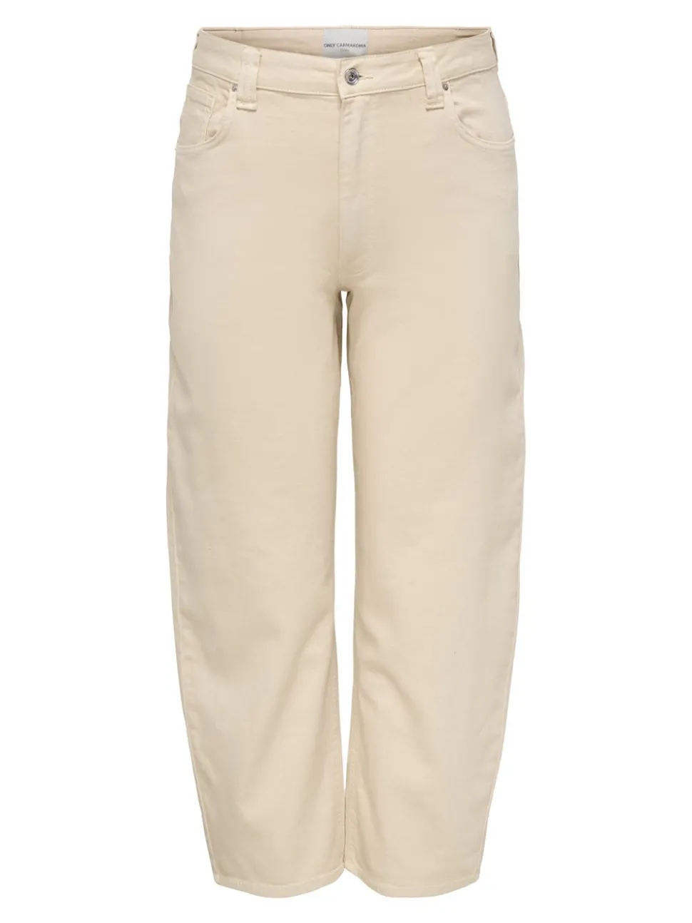 CARFRANKIE Hög midja Barrel-passform Ankellängd Jeans