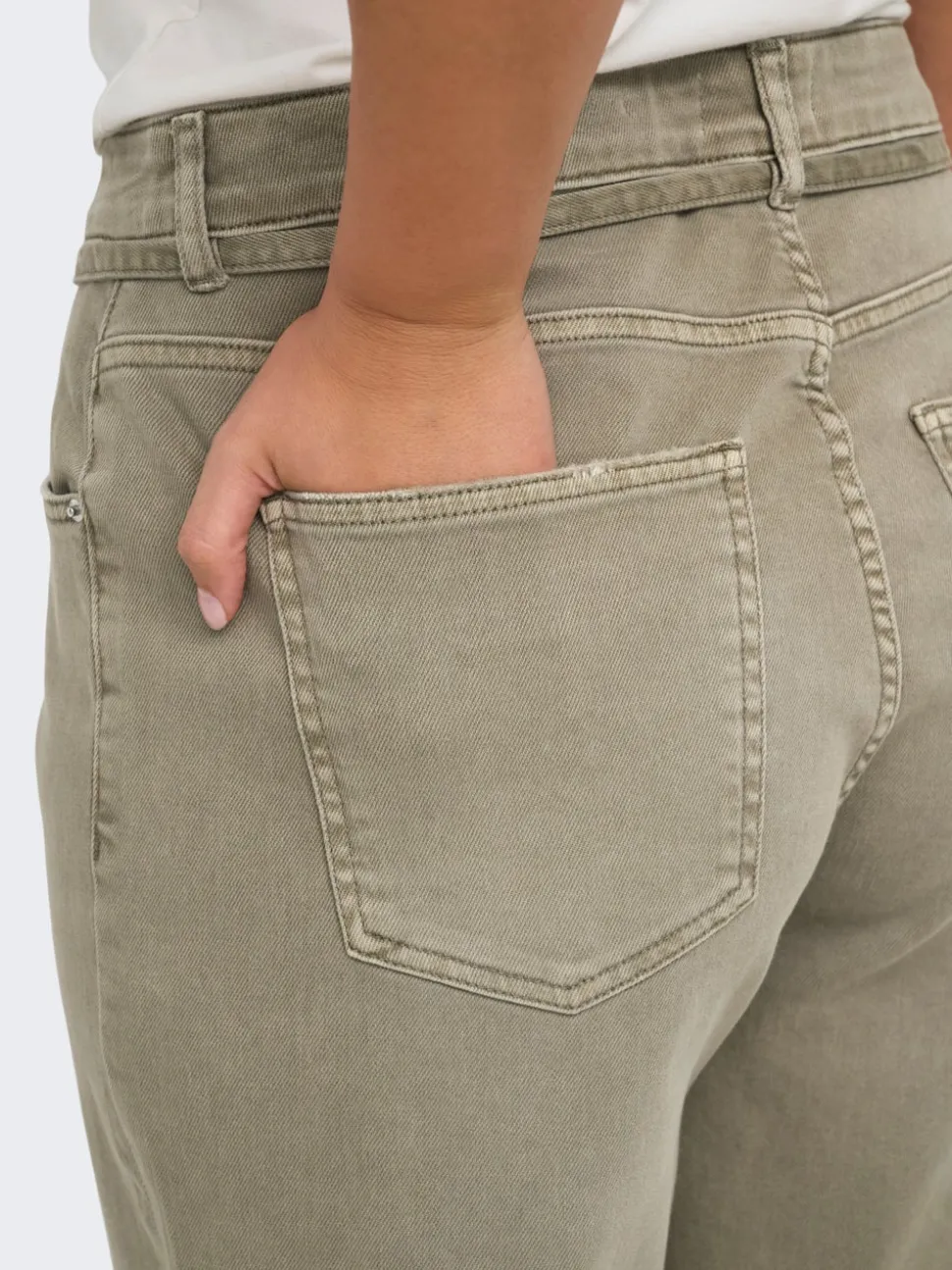 CARGIANNA Medelhög midja Rak passform Jeans