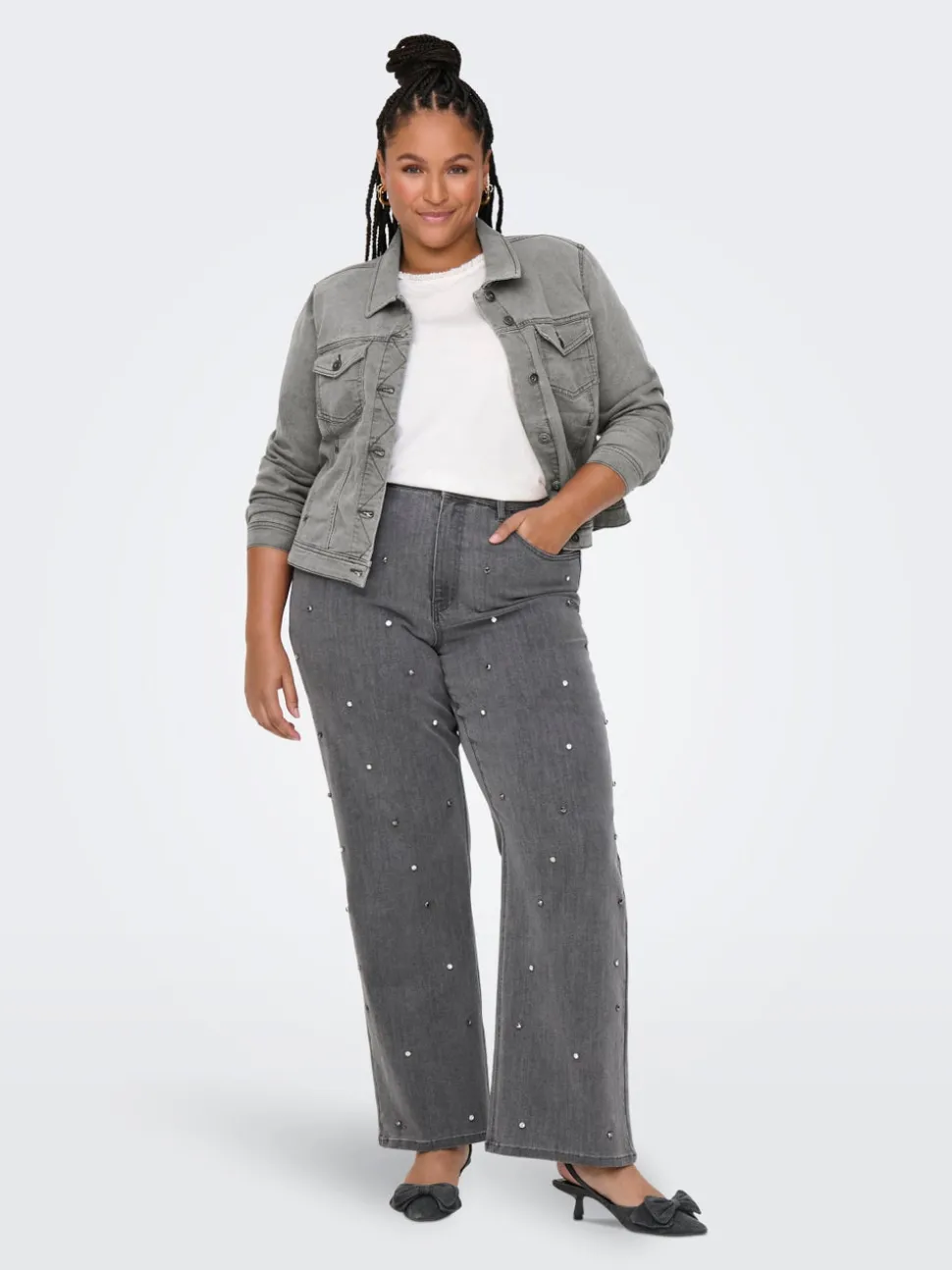 CARHOPE Hög midja Vida ben Jeans