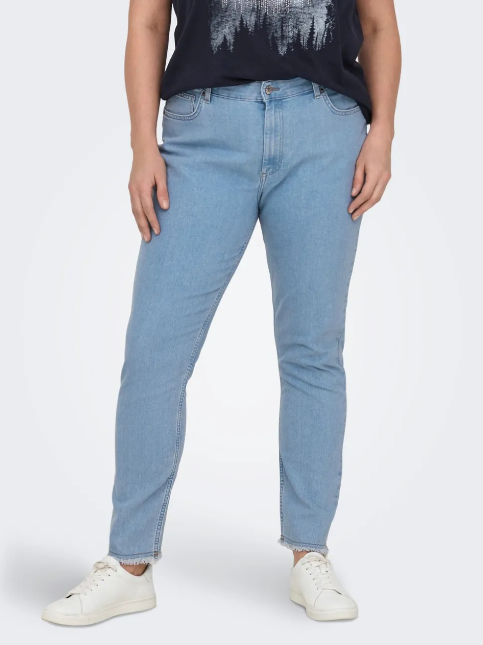 -CARHUSH Medelhög midja Skinny Fit Ankellängd Jeans