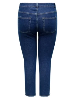 CARHUSH Medelhög midja Skinny Fit Ankellängd Jeans