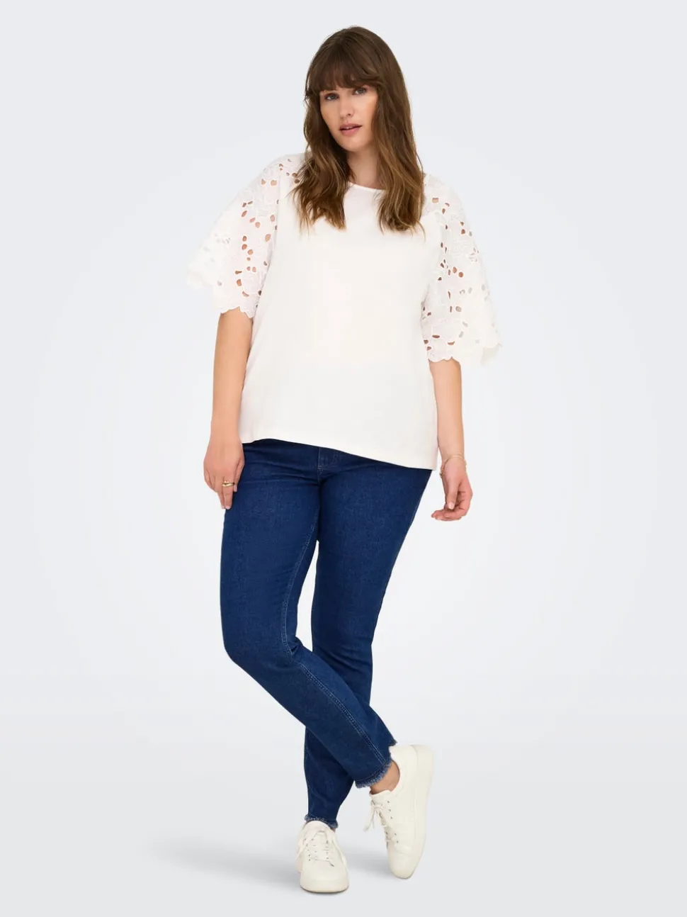 CARHUSH Medelhög midja Skinny Fit Ankellängd Jeans