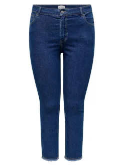 CARHUSH Medelhög midja Skinny Fit Ankellängd Jeans