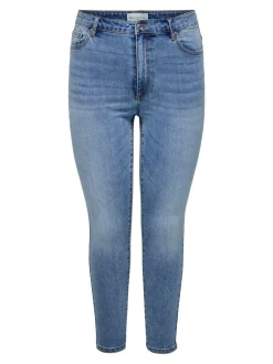 CARICONIC Hög midja Skinny Fit Ankellängd Jeans
