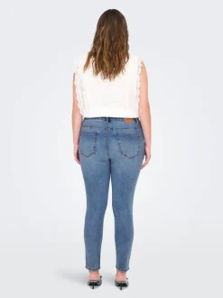 CARICONIC Hög midja Skinny Fit Ankellängd Jeans