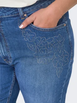 CARJUICY Hög midja Utsvängd passform Jeans