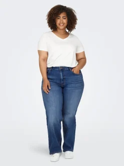 CARJUICY Hög midja Vida ben Jeans