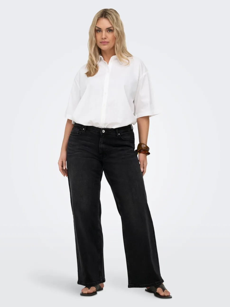 CARJULLES Låg midja Vida ben Jeans